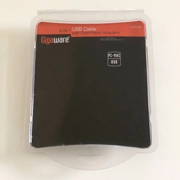 Gigaware USB Cable Adapter 5-in-1 Set with Extension Cable - Picture 7 of 8